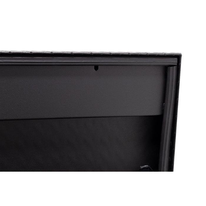 Weather Guard Aluminum Lo-Side 56” Low Profile Tool Box, Textured Matte Black, 56" x 17" x 13", 4 CU FT - 178-52-04