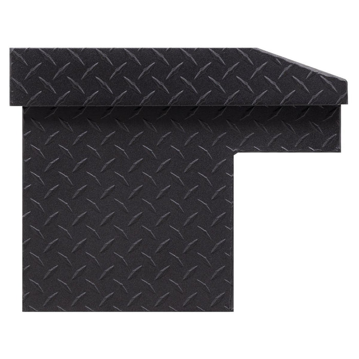Weather Guard Aluminum Lo-Side 56” Low Profile Tool Box, Textured Matte Black, 56" x 17" x 13", 4 CU FT - 178-52-04