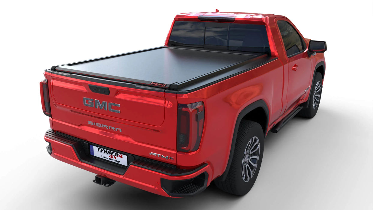 Tessera SE Manual Retractable Tonneau Bed Cover For 14-26 GMC/Chevrolet Sierra/Silverado 1500 8' Bed - 5212062605252
