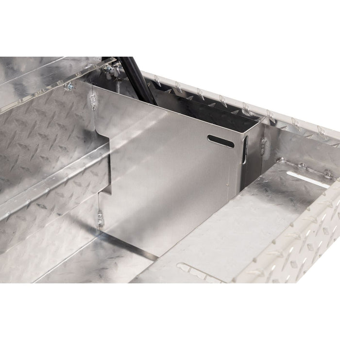 Weather Guard Aluminum Lo-Side 41” Low Profile Tool Box, Clear, 41" x 17" x 13", 3 CU FT - 180-0-04
