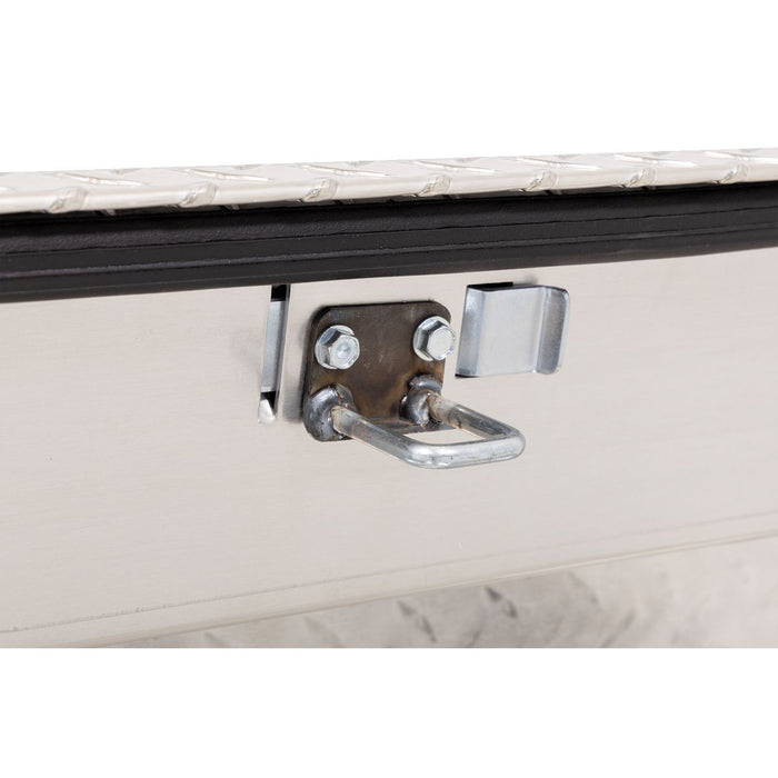 Weather Guard Aluminum Lo-Side 41” Low Profile Tool Box, Clear, 41" x 17" x 13", 3 CU FT - 180-0-04