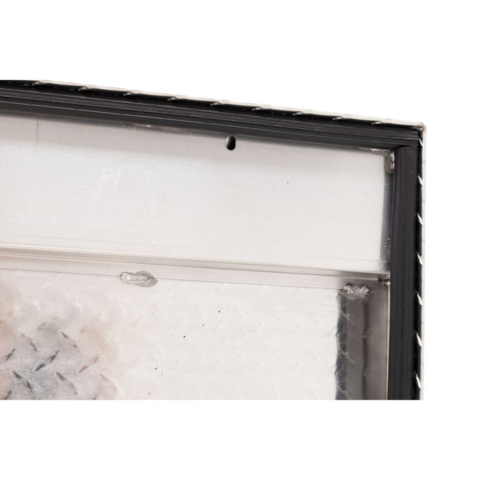 Weather Guard Aluminum Lo-Side 41” Low Profile Tool Box, Clear, 41" x 17" x 13", 3 CU FT - 180-0-04