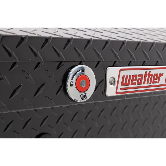 Weather Guard Aluminum Lo-Side 41” Low Profile Tool Box, Gloss Black, 41" x 17" x 13", 3 CU FT - 180-5-04