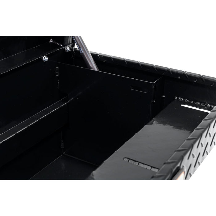Weather Guard Aluminum Lo-Side 41” Low Profile Tool Box, Gloss Black, 41" x 17" x 13", 3 CU FT - 180-5-04