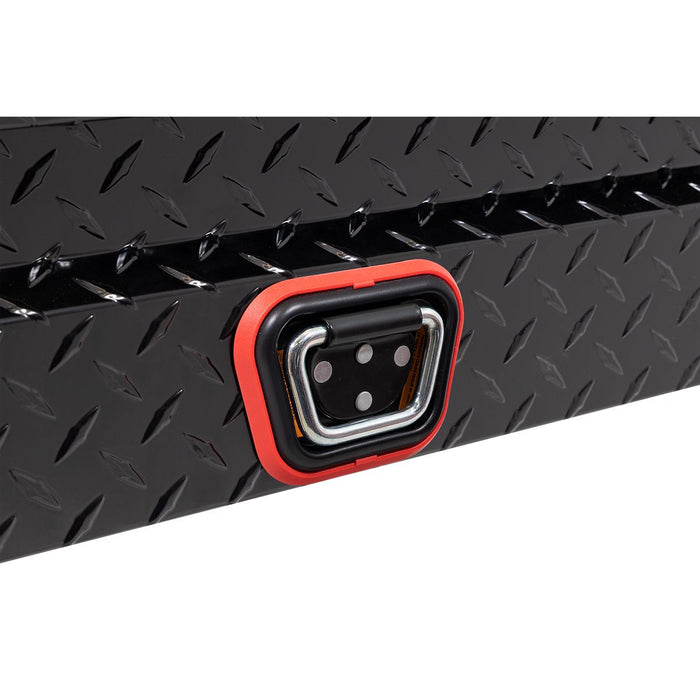 Weather Guard Aluminum Lo-Side 41” Low Profile Tool Box, Gloss Black, 41" x 17" x 13", 3 CU FT - 180-5-04