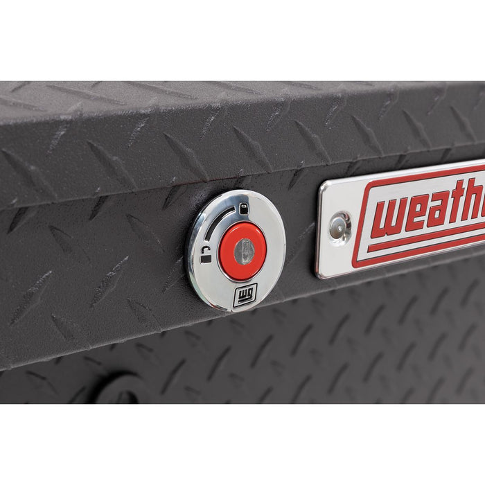 Weather Guard Aluminum Lo-Side 41” Low Profile Tool Box, Textured Matte Black, 41" x 17" x 13", 3 CU FT - 180-52-04