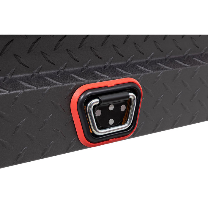 Weather Guard Aluminum Lo-Side 41” Low Profile Tool Box, Textured Matte Black, 41" x 17" x 13", 3 CU FT - 180-52-04