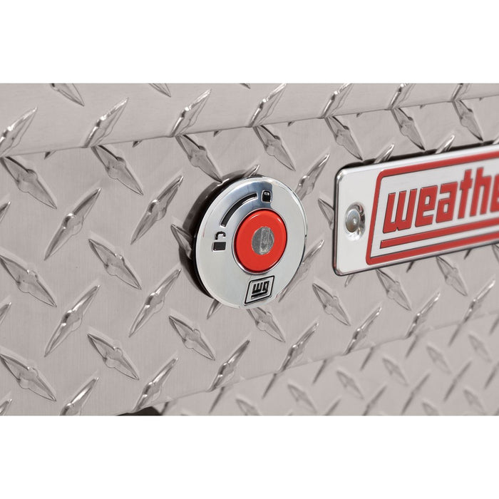 Weather Guard Aluminum Lo-Side 41” Standard Tool Box , Clear, 41" x 17" x 13", 3 CU FT - 184-0-04