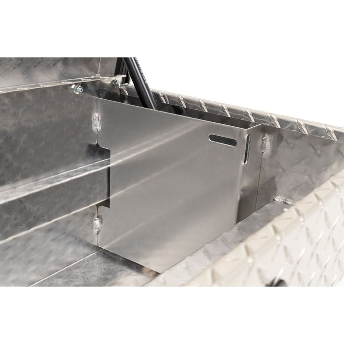 Weather Guard Aluminum Lo-Side 41” Standard Tool Box , Clear, 41" x 17" x 13", 3 CU FT - 184-0-04