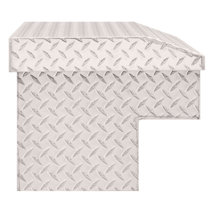 Weather Guard Aluminum Lo-Side 41” Standard Tool Box , Clear, 41" x 17" x 13", 3 CU FT - 184-0-04