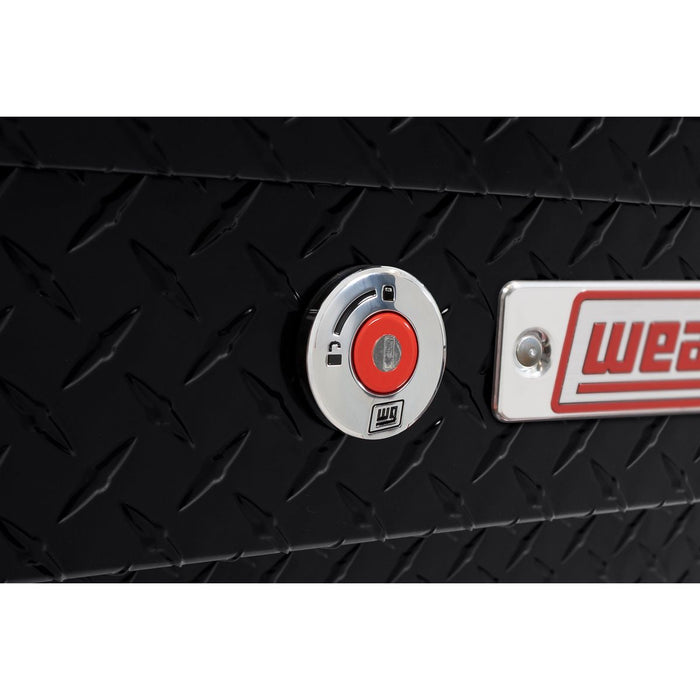 Weather Guard Aluminum Lo-Side 41” Standard Tool Box , Gloss Black, 41" x 17" x 13", 3 CU FT - 184-5-04