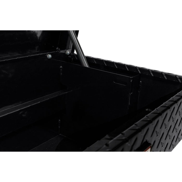 Weather Guard Aluminum Lo-Side 41” Standard Tool Box , Gloss Black, 41" x 17" x 13", 3 CU FT - 184-5-04