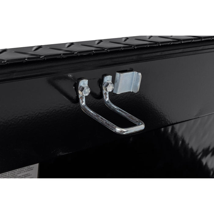 Weather Guard Aluminum Lo-Side 41” Standard Tool Box , Gloss Black, 41" x 17" x 13", 3 CU FT - 184-5-04