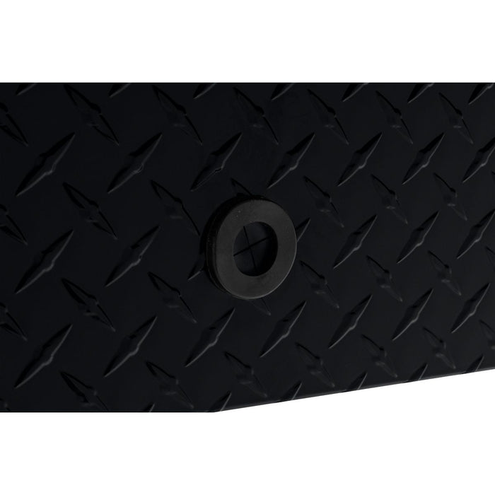 Weather Guard Aluminum Lo-Side 41” Standard Tool Box , Gloss Black, 41" x 17" x 13", 3 CU FT - 184-5-04
