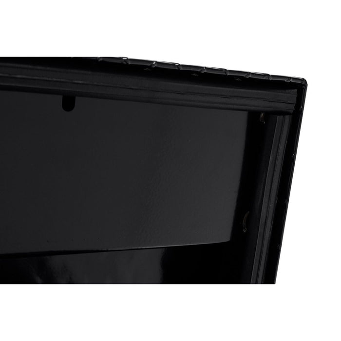 Weather Guard Aluminum Lo-Side 41” Standard Tool Box , Gloss Black, 41" x 17" x 13", 3 CU FT - 184-5-04