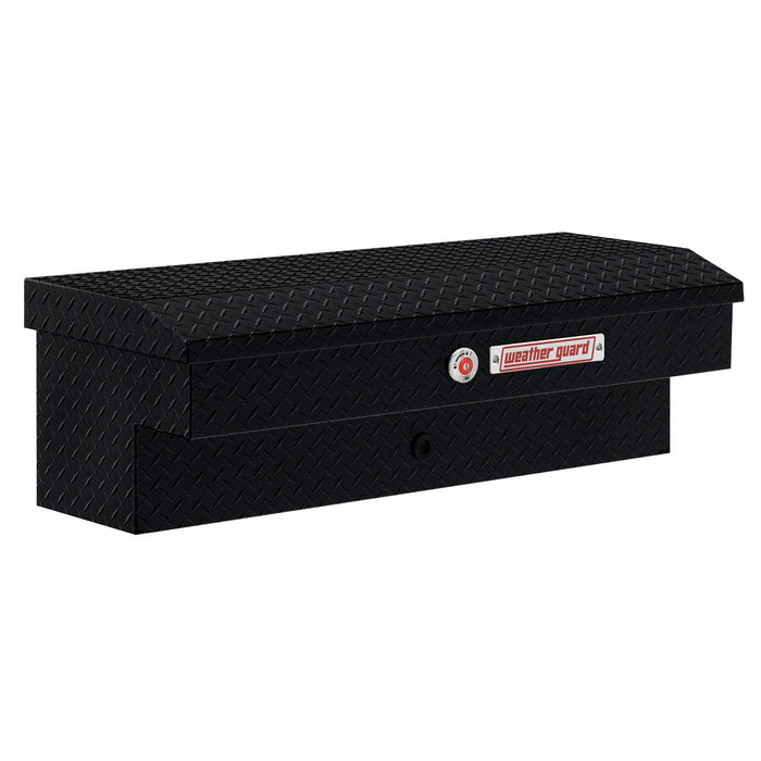 Weather Guard Aluminum Lo-Side 41” Standard Tool Box , Gloss Black, 41" x 17" x 13", 3 CU FT - 184-5-04