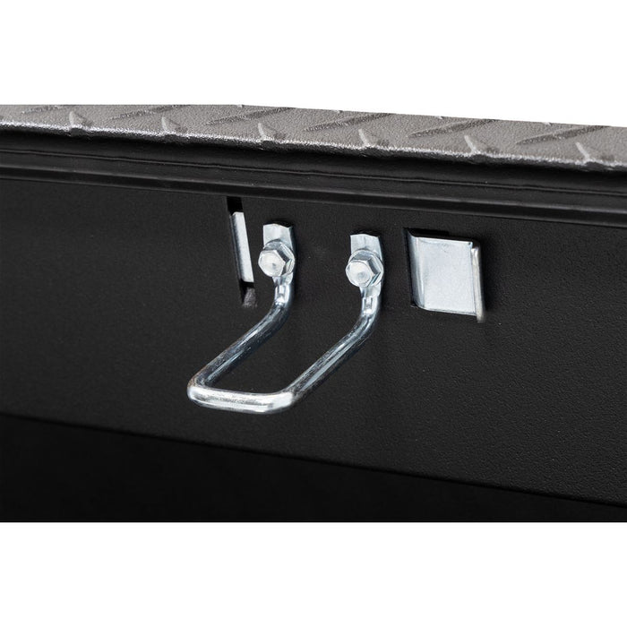 Weather Guard Aluminum Lo-Side 41” Standard Tool Box , Textured Matte Black, 41" x 17" x 13", 3 CU FT - 184-52-04