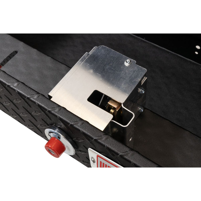 Weather Guard Aluminum Lo-Side 41” Standard Tool Box , Textured Matte Black, 41" x 17" x 13", 3 CU FT - 184-52-04