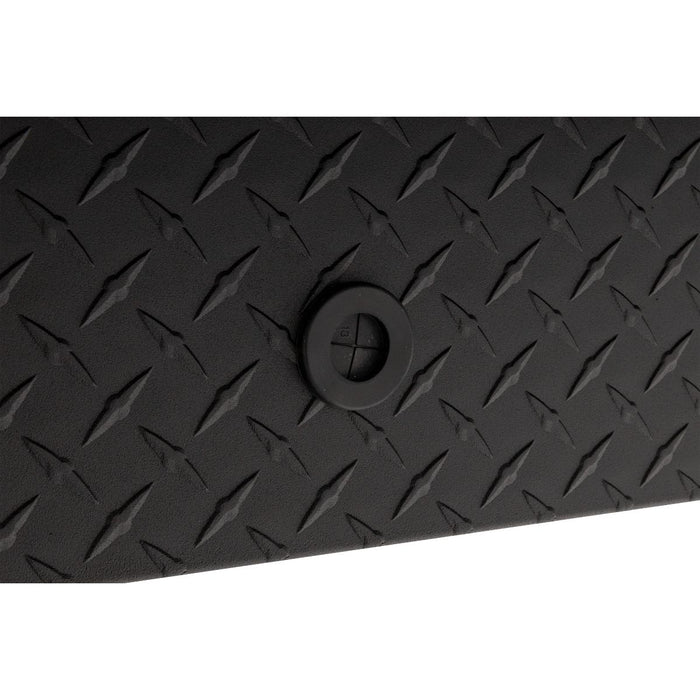 Weather Guard Aluminum Lo-Side 41” Standard Tool Box , Textured Matte Black, 41" x 17" x 13", 3 CU FT - 184-52-04