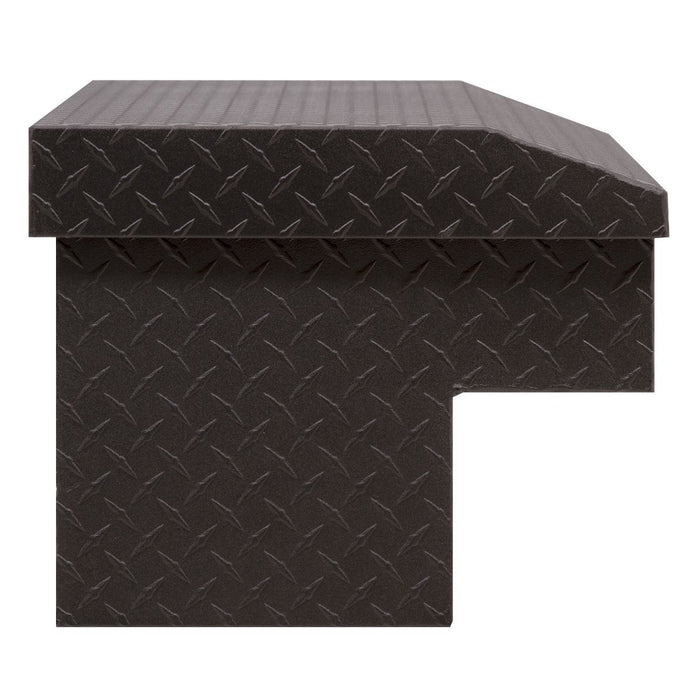 Weather Guard Aluminum Lo-Side 41” Standard Tool Box , Textured Matte Black, 41" x 17" x 13", 3 CU FT - 184-52-04