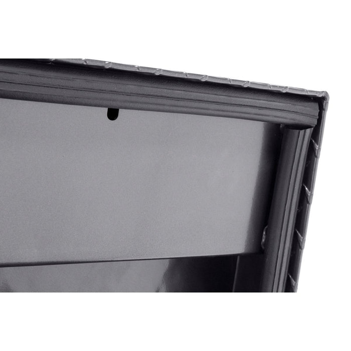 Weather Guard Aluminum Lo-Side 41” Standard Tool Box , GunMetal Gray, 41" x 17" x 13", 3 CU FT - 184-6-04