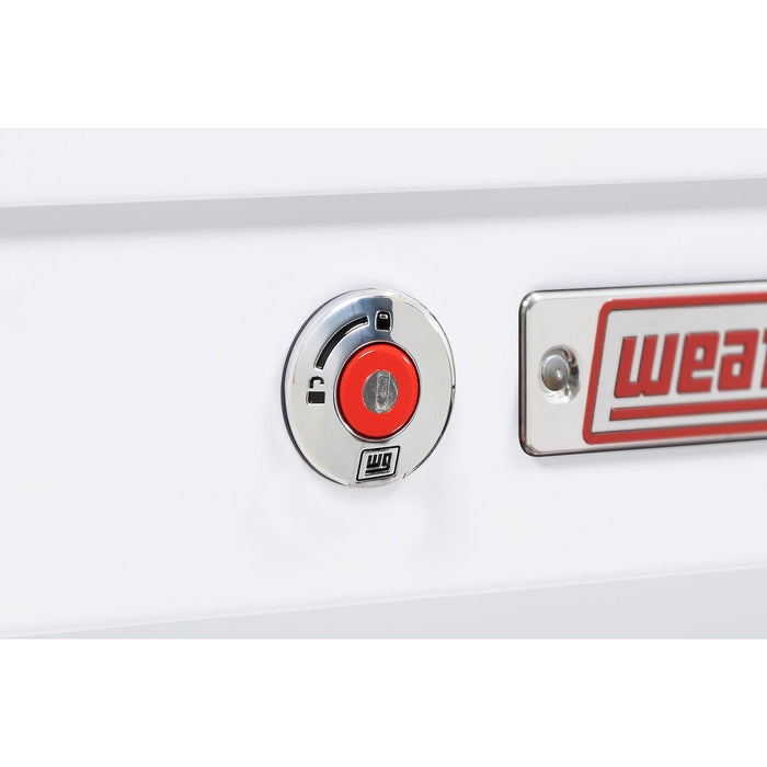 Weather Guard Steel Lo-Side 41” Standard Tool Box , White, 41" x 17" x 13", 3 CU FT - 185-3-04