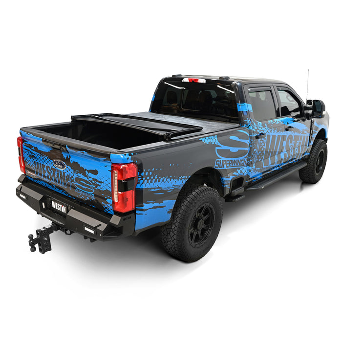 Westin Soft Tri-Fold Tonneau Cover For 07-13 Chevrolet/GMC Silverado/Sierra 1500 5'8" Bed - 19-24155