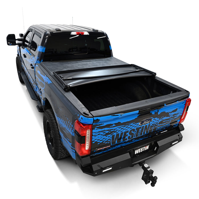 Westin Soft Tri-Fold Tonneau Cover For 07-13 Chevrolet/GMC Silverado/Sierra 1500 5'8" Bed - 19-24155