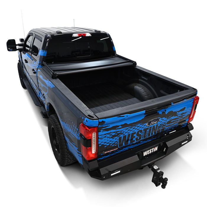 Westin Soft Tri-Fold Tonneau Cover For 07-13 Chevrolet/GMC Silverado/Sierra 1500 5'8" Bed - 19-24155