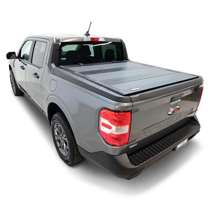 Westin Hard Tri-Fold Tonneau Cover For 2015-2026 Ford F-150 5'7" Bed - 19-46355