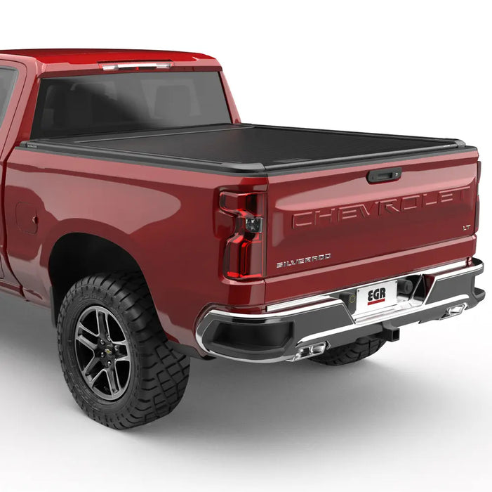 EGR Rolltrac Manual Retractable Bed Cover For 2019-2026 Chevrolet/GMC Silverado/Sierra 1500 5'8" Bed - RT039603ML