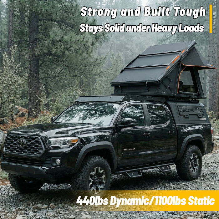 OPENROAD Aluminum Side Truck Cap For 2016-2023 Toyota Tacoma 5'1" Bed - PP2PL330002