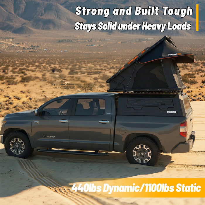 OPENROAD Aluminum Side Truck Cap For 2014-2021 Toyota Tundra 5'7" Bed - PP2PL330009