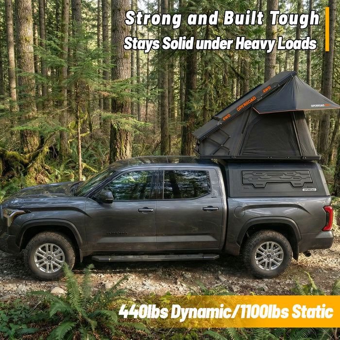 OPENROAD Aluminum Side Truck Cap For 2022-2026 Toyota Tundra 5'7" Bed - PP2PL330010