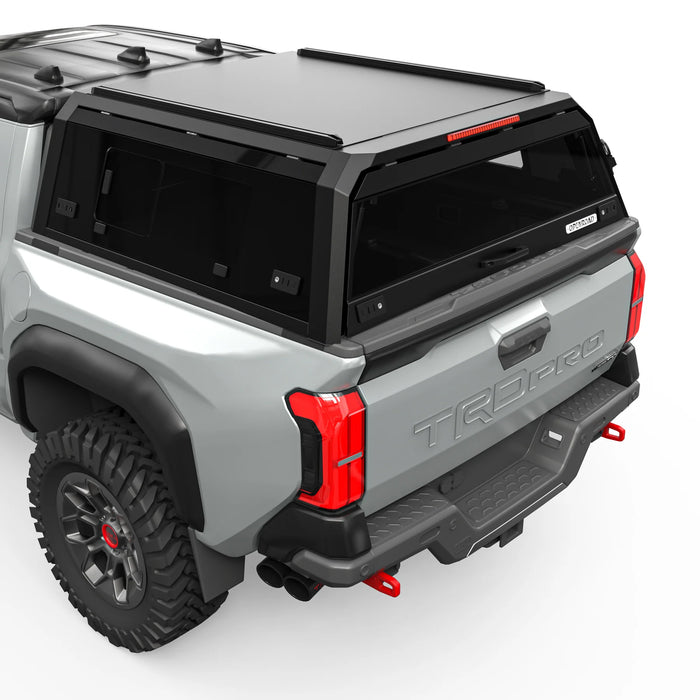 OPENROAD Sliding Glass Side Truck Cap For 2024-2026 Toyota Tacoma 5'8" Bed - PP2PL330030