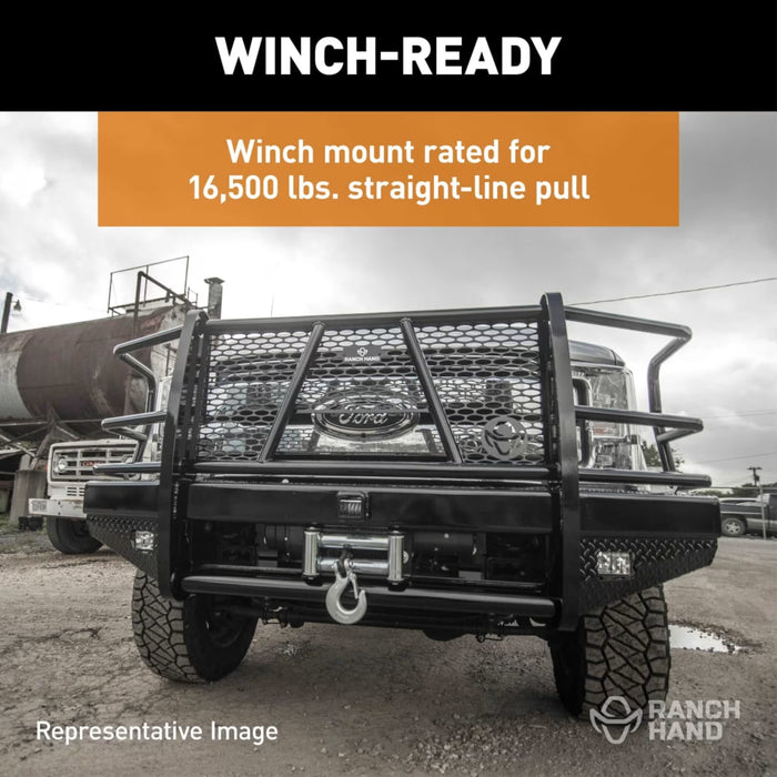 Ranch Hand Sport Winch-Ready Front Bumper For 2025-2026 RAM 2500/3500 - FBD255BLR