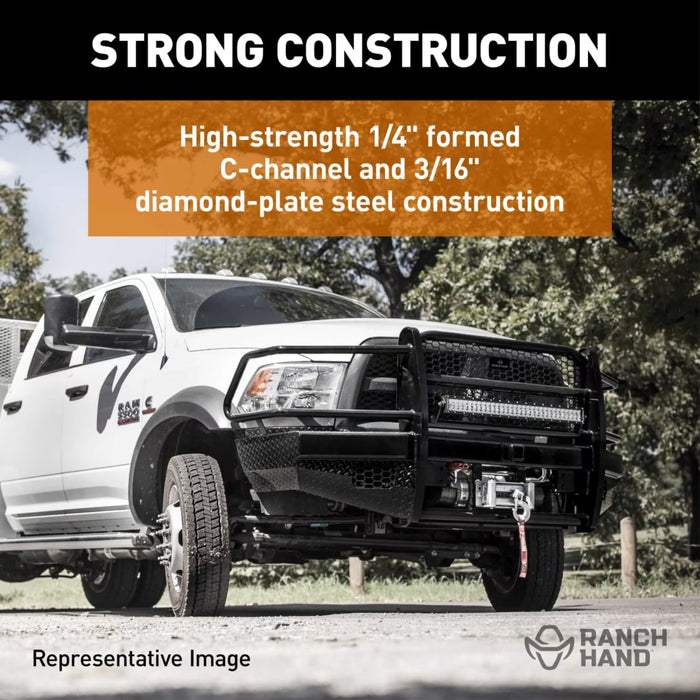 Ranch Hand Sport Winch-Ready Front Bumper For 2025-2026 RAM 2500/3500 - FBD255BLR