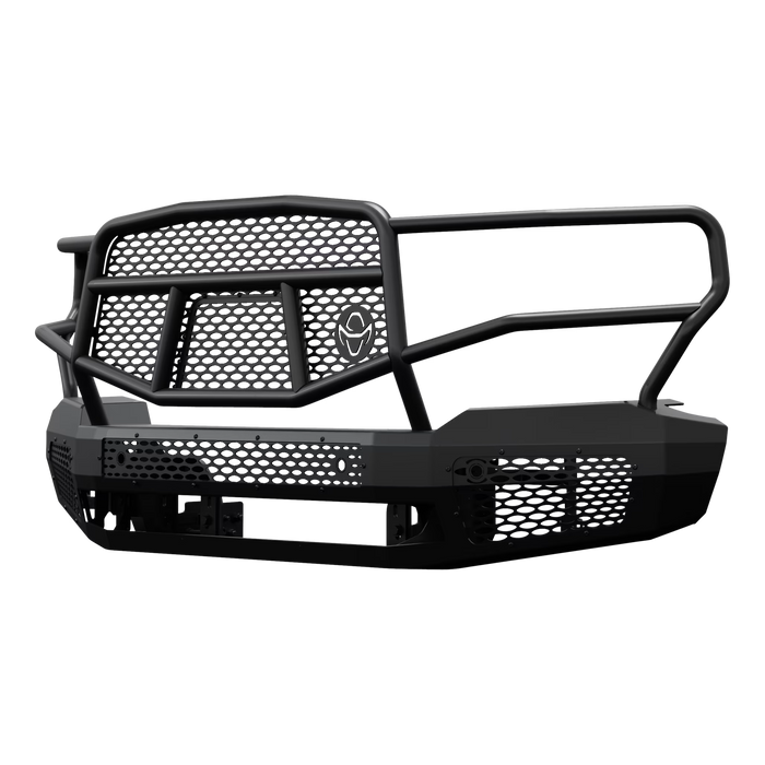 Ranch Hand Midnight Full Front Bumper 2019-2022 Chevy Silverado 1500 (Incl. LTD) - MFC19HBM1