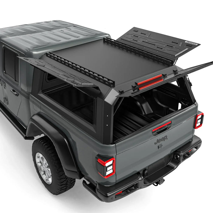 OPENROAD Aluminum Side Truck Cap For 2020-2026 Jeep Gladiator 5' Bed - PP2PL330006