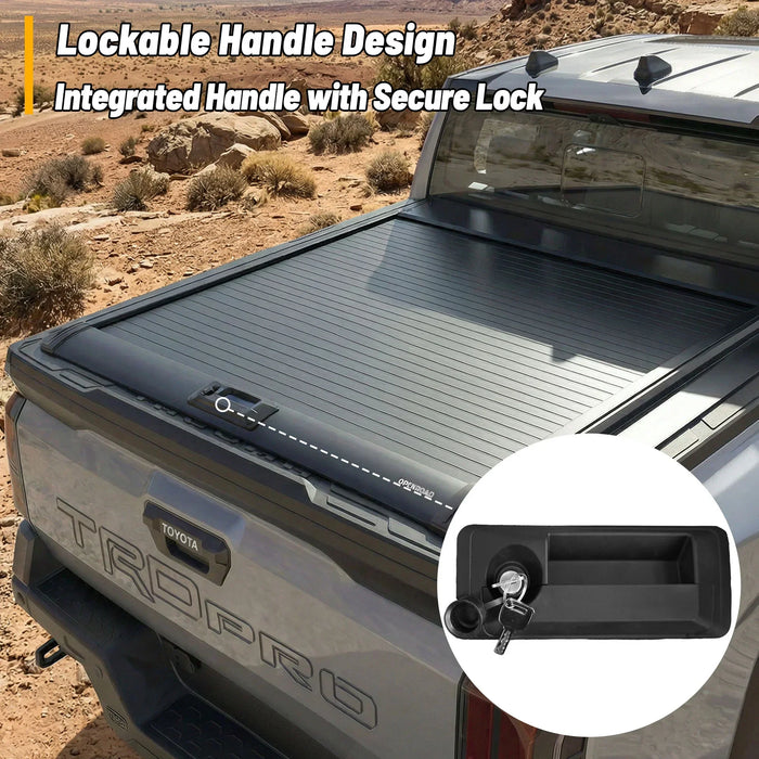 OPENROAD Manual Retractable Tonneau Cover For 2007-2026 Toyota Tundra 5'7" Bed - PP2PL130018