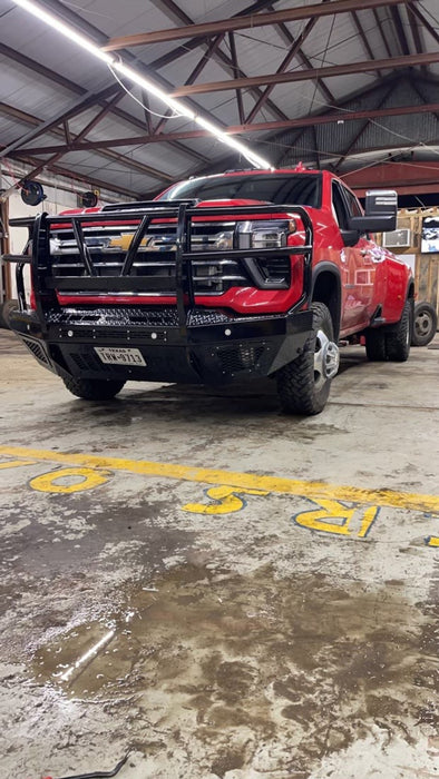 Bodyguard T2 Extreme Front Bumper For 2024-2026 Chevrolet Silverado 2500/3500 - EEC24B