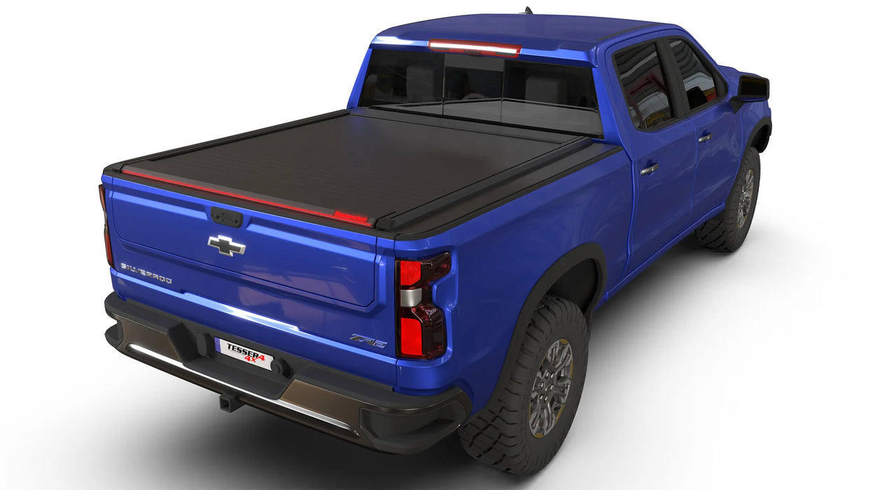 Tessera Roll+ Spring-Assisted Retractable Tonneau Bed Cover For 14-26 GMC/Chevrolet Sierra/Silverado 1500 5'8"  Bed - 5212062602534