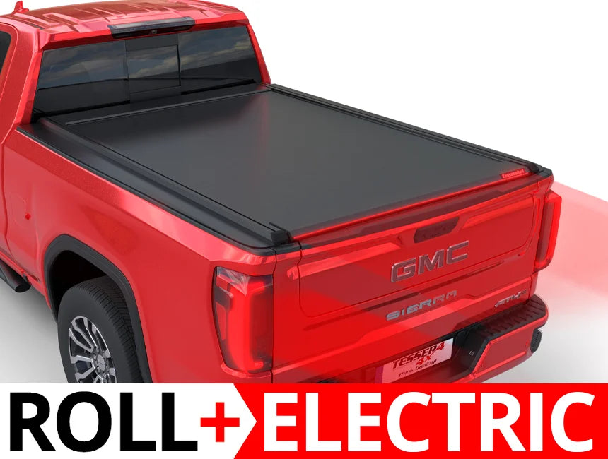 Tessera Roll+ Electric Retractable Tonneau Bed Cover For 19-26 GMC/Chevrolet Sierra/ Silverado 1500 6'6"  Bed - 5212062602619