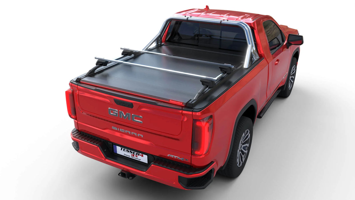 Tessera Roll+ Electric Retractable Tonneau Bed Cover For 19-26 GMC/Chevrolet Sierra/ Silverado 1500 6'6"  Bed - 5212062602619