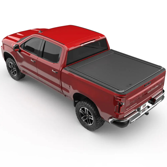 EGR Rolltrac Manual Retractable Bed Cover For 2019-2026 Chevrolet/GMC Silverado/Sierra 1500 5'8" Bed - RT039603ML