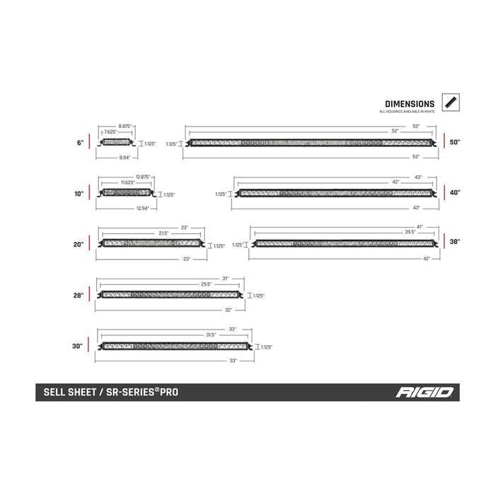 Rigid Industries SR-Series Pro 20 Inch Spot/Flood Combo - 920314