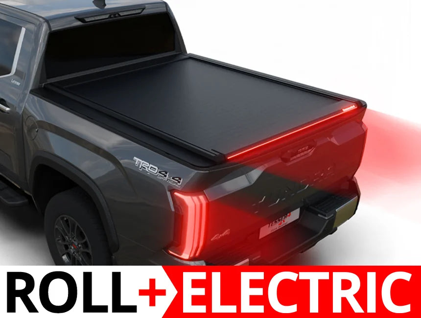 Tessera Roll+ Electric Retractable Tonneau Bed Cover For 07-26 Toyota Tundra 6'7"  Bed - 5212062602855
