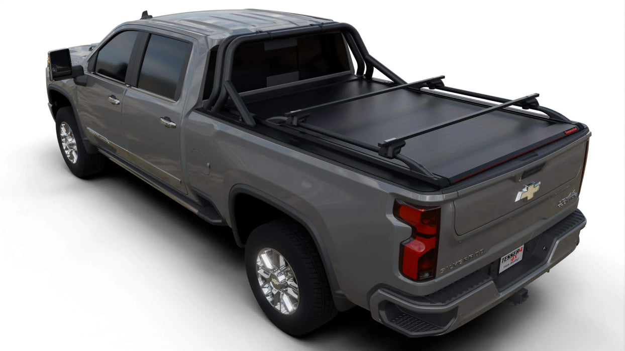 Tessera SE Manual Retractable Tonneau Bed Cover For 20-26 GMC/Chevrolet Sierra/Silverado 2500/3500 HD 6'9" Bed - 5212062605030