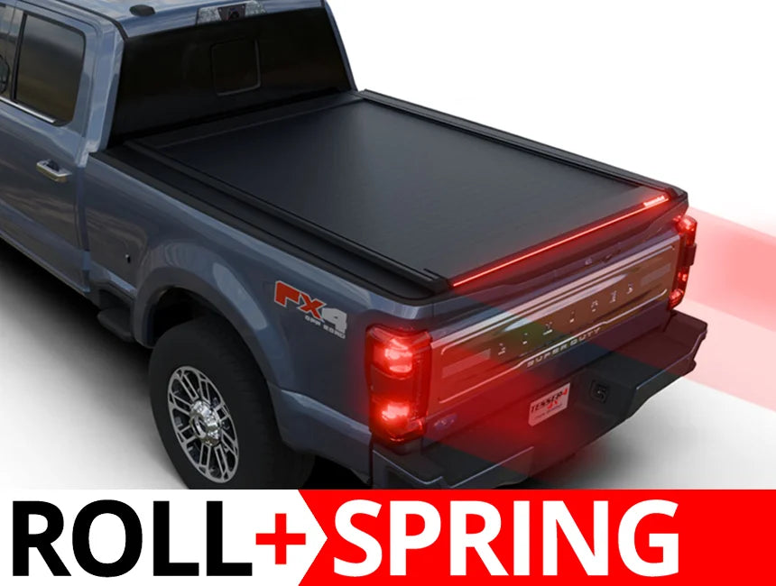 Tessera Roll+ Spring-Assisted Retractable Tonneau Bed Cover For 23-26 Ford F-250/350 6'9"  Bed - 5212062602893