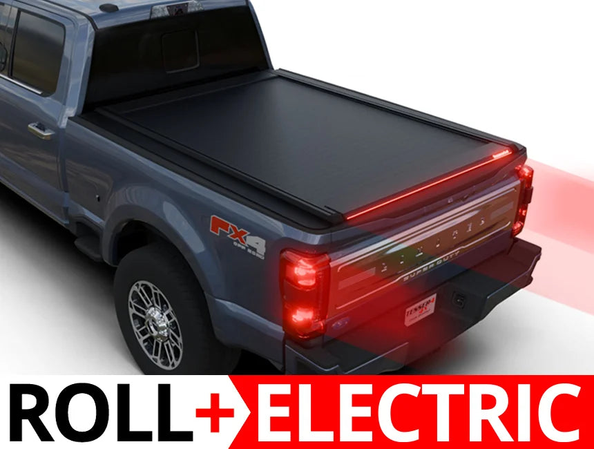 Tessera Roll+ Electric Retractable Tonneau Bed Cover For 23-26 Ford F-250/350 6'9"  Bed - 5212062602886